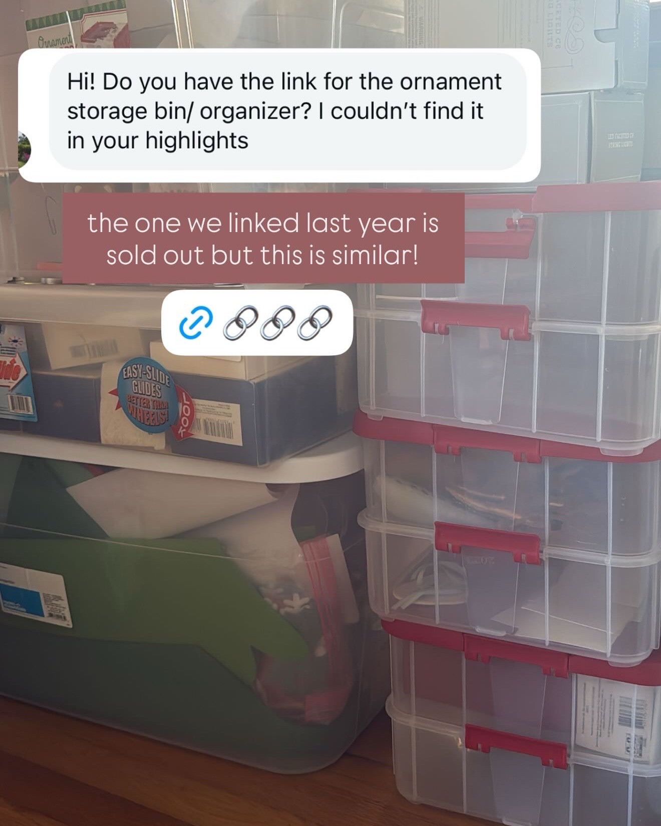 we take our ornament storage v seriously! 10/10 rec the smaller bins for kiddos - each kid gets a bin to store their own special ornaments!

#LTKHoliday #LTKmomlife #LTKHome