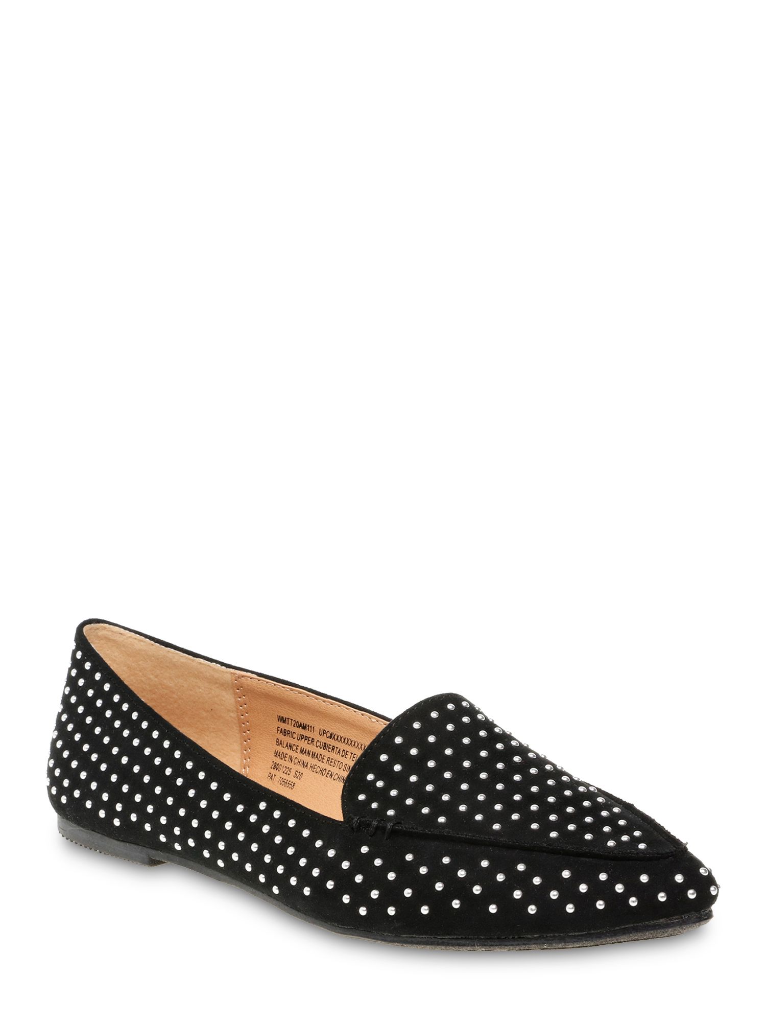 Time and Tru Embellished Feather Flat (Women's) (Wide Width Available) | Walmart (US)