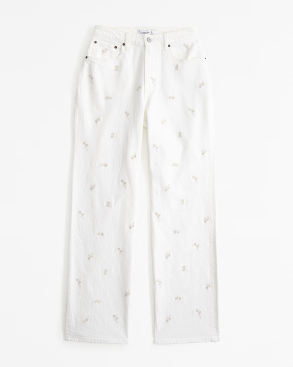 Curve Love High Rise 90s Relaxed Jean | Abercrombie & Fitch (US)