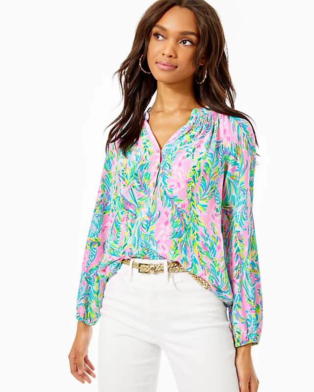 Elsa Silk Top | Lilly Pulitzer