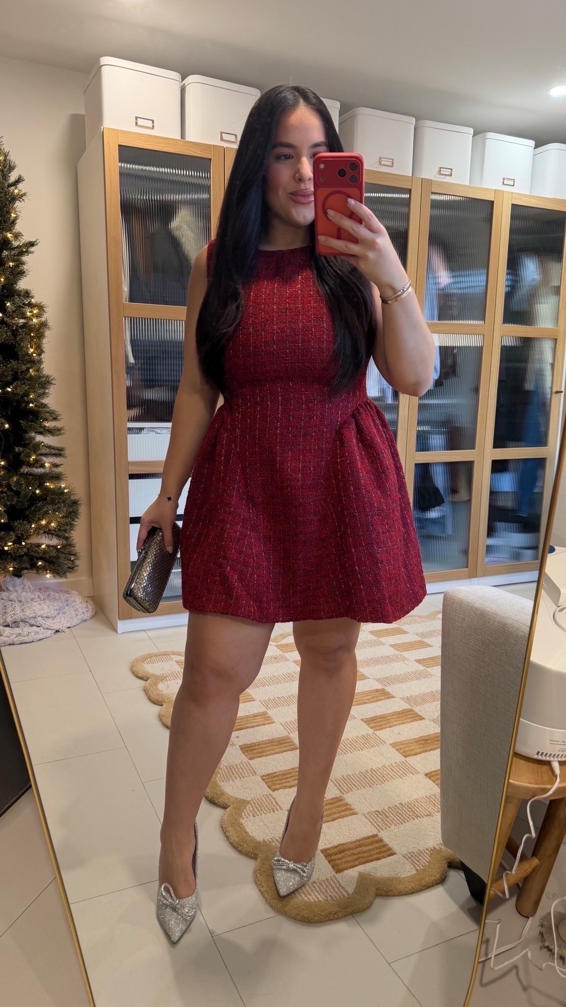 This red tweed dress! Wearing size L



#LTKHoliday #LTKSeasonal #LTKMidsize