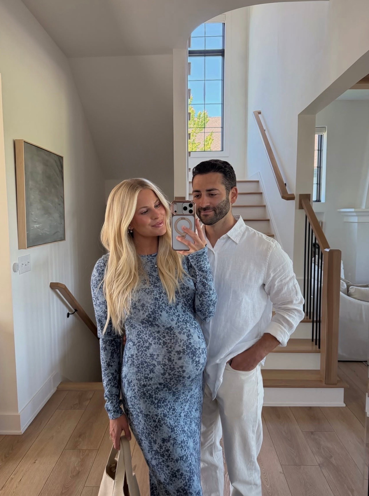 SIZE: sized up one size to med in dress. True size in shoes. Linked Cort’s look also! #kathleenpost

Baby boy maternity dress, baby boy shower dress, bump friendly, maternity look, spring event dress, men’s outfit, men’s church look