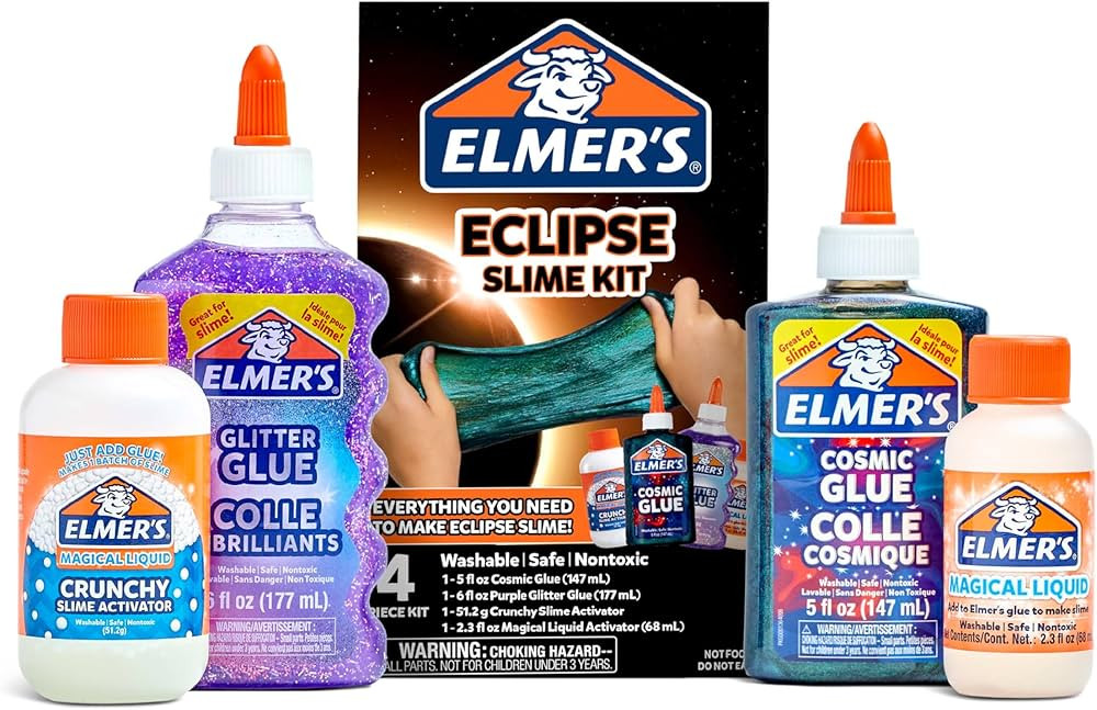 Elmer's Eclipse Slime Kit, Assorted 4 Count | Amazon (US)