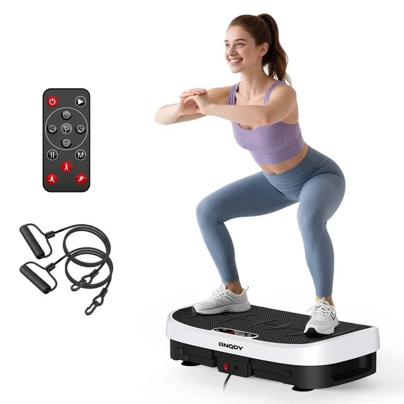 Anqdy Vibration Plate Exercise Machine clearance 400 Lbs Capacity For lymphatic drainage | Walmart (US)