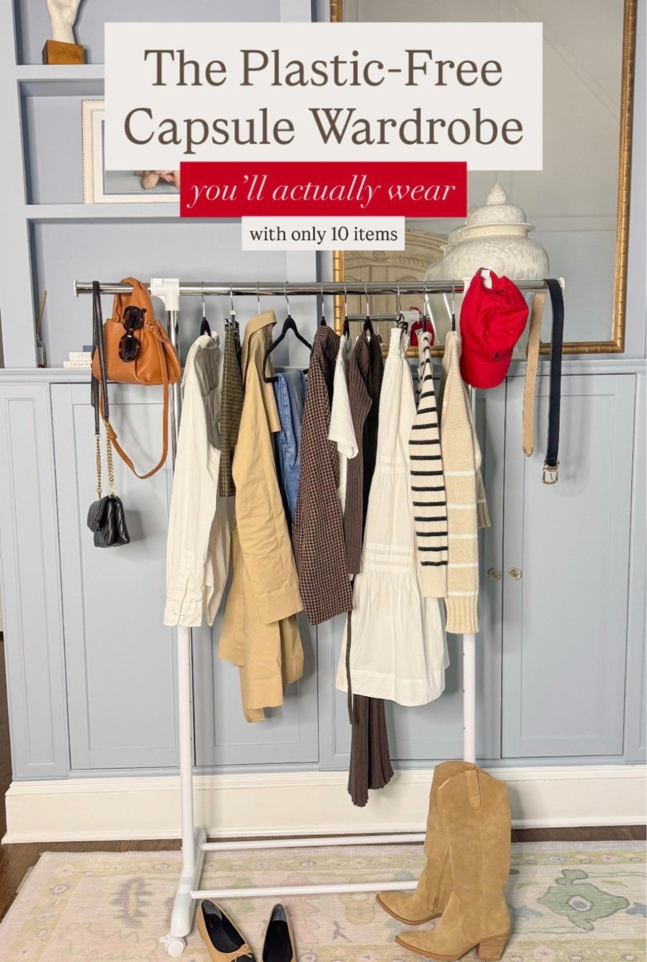 Polyester = Plastic!!!! Stop buying cheap fast fashion and switch to natural fibers that are both clean AND cute!  Here's the exact products I used to create a fall capsule wardrobe that can make up to 100 different outfits using 10 clothing items and a few accessories! 
Most of this clothing is made of either organic cotton or wool.  

Wearing an XS is everything except the crewneck sweaters, I size up one size in those for an oversized fit.  If you're between sizes in the ballet flats, size up. 


fall capsule wardrobe
plastic free wardrobe
non toxic wardrobe
LoTox  

 #LTKStyleTip #LTKFindsUnder100

#LTKootd
