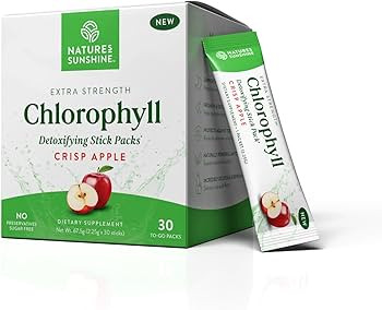 Nature's Sunshine Chlorophyll Stick Packs: Supercharge Your Detox and Boost Gut Health in Conveni... | Amazon (US)