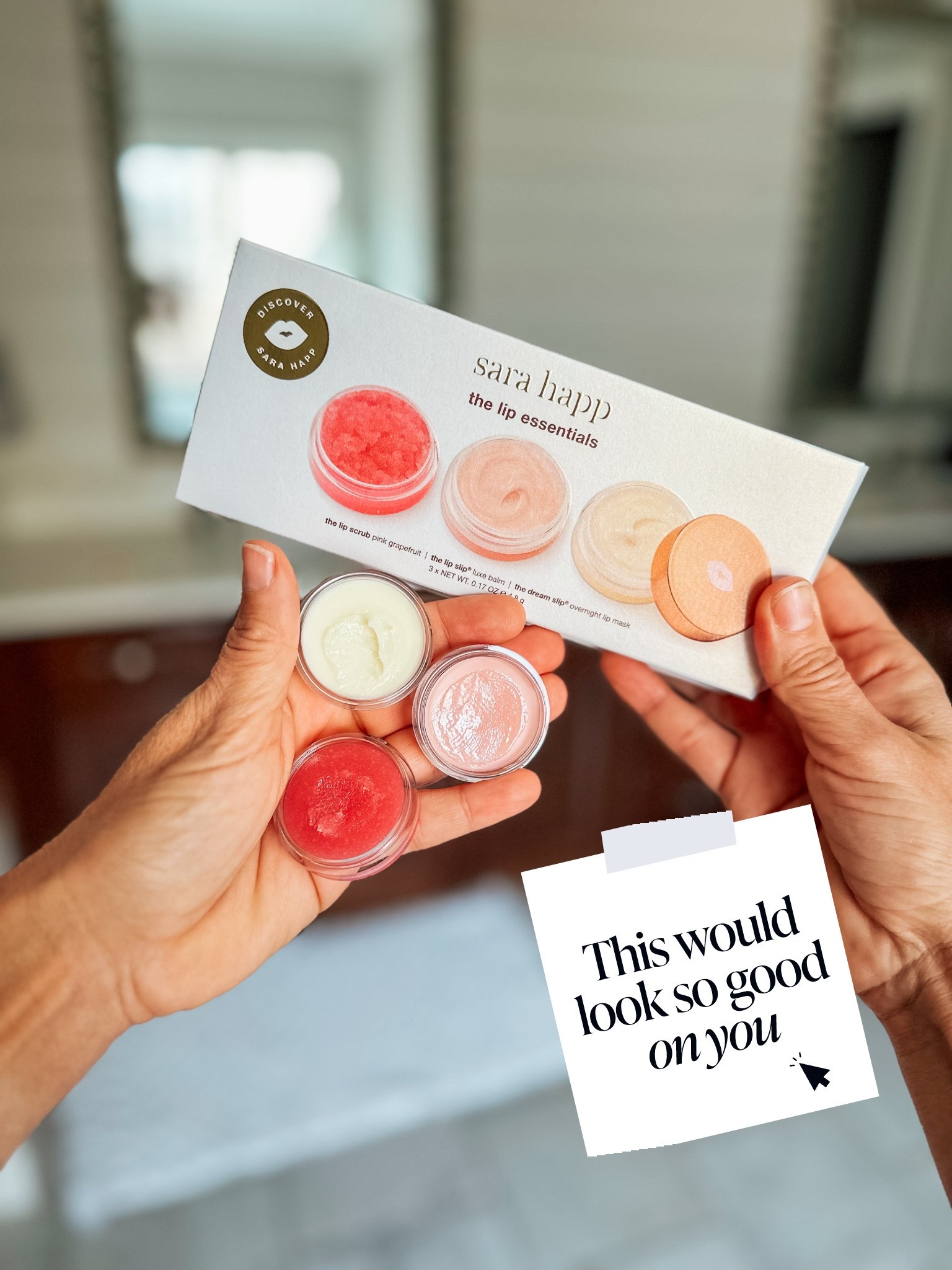 This 3-step Sara Happ lip routine is a mini facial for your lips💋
Pink grapefruit exfoliating scrub + nourishing lip balm + hydrating overnight dream slip mask = soft, smooth, kissable lips.
Perfect for Valentine's season, self-care nights, and low-effort luxury. 

#LTKgrwm #LTKBeauty #LTKValentine