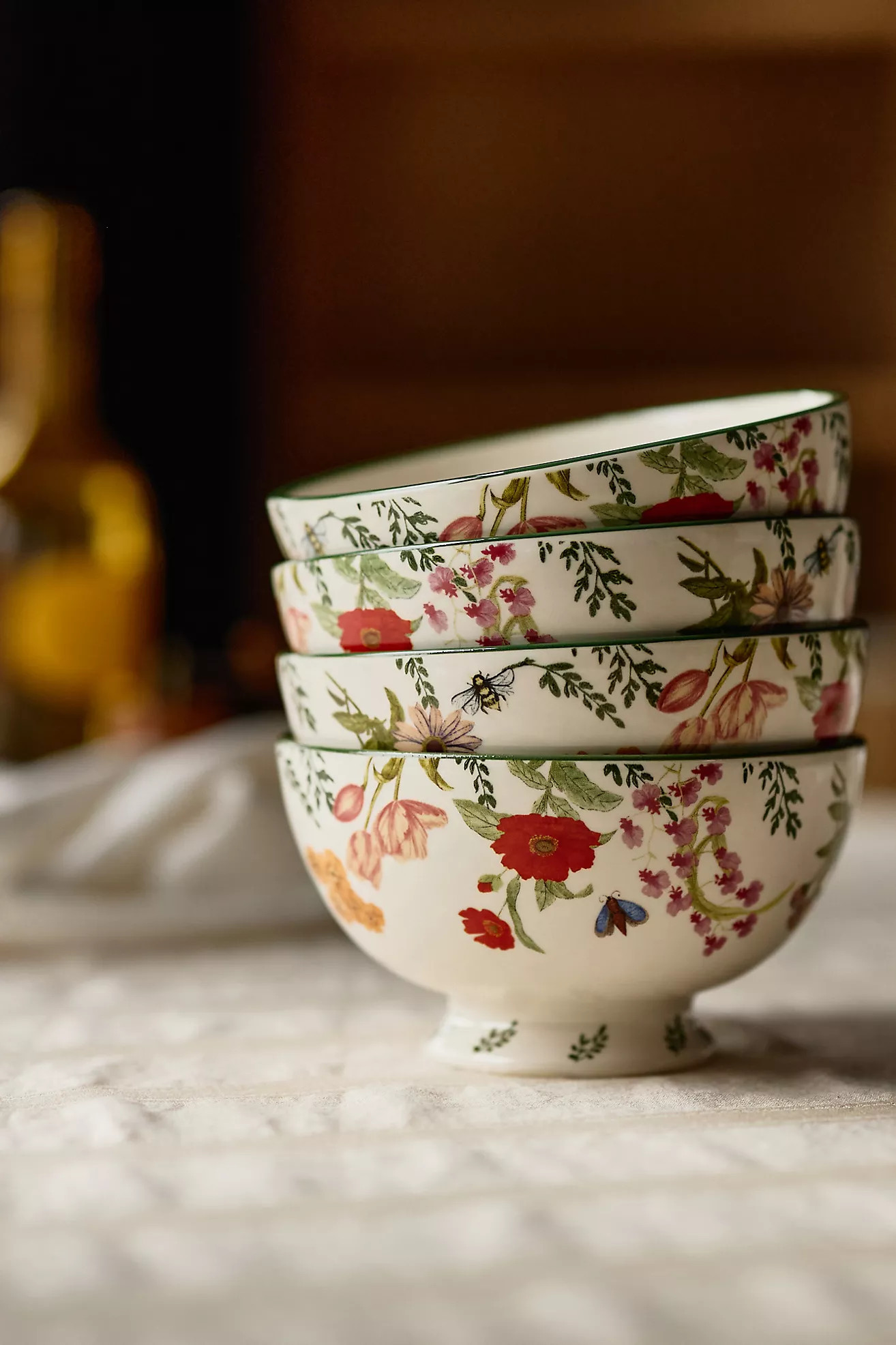 Eden Stoneware Cereal Bowls, Set of 4 | Anthropologie (US)