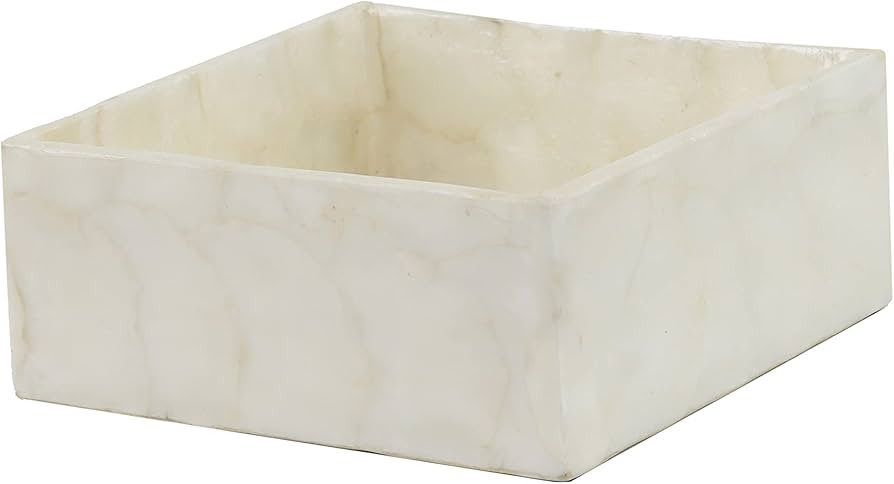 Napkin Holders for Kitchen White Capiz (Cocktail) | Amazon (US)