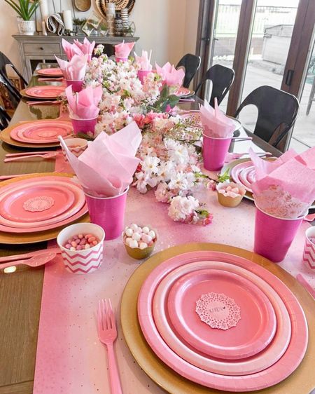 You don’t need fancy china to set a beautiful table. Elevate your dining experience with a pink paper plate tablescape. Sharing mine today and sources to recreate!

#LTKparties #LTKfamily #LTKSeasonal
