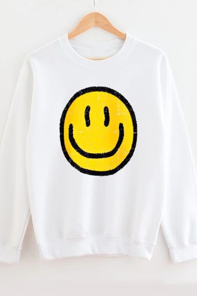 Smiley Sweatshirt | Gunny Sack and Co