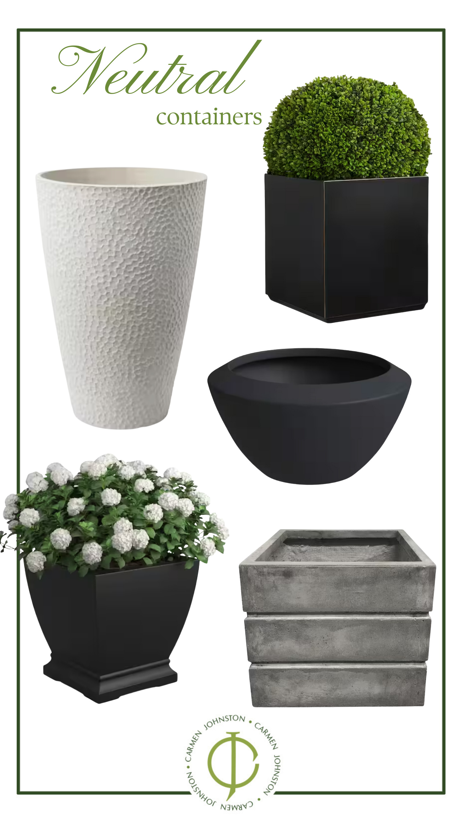 Neutral planters for the patio! #homedepot #homeandgarden #patioplanters  

 #LTKSeasonal #LTKHome