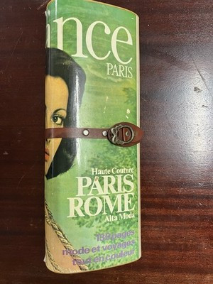 Fabulous Vintage 1970s Elegance Plastic Magazine Clutch Purse w/leather Metal | eBay US