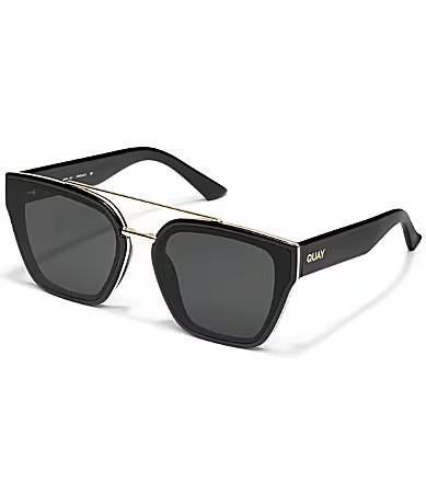 QUAY Women's Sweet Talker 51mm Square Sunglasses - Black/Smoke | Dillard's
