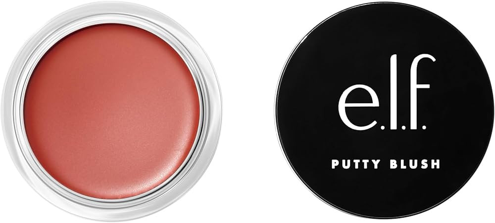 e.l.f. Putty Blush, Creamy & High-Pigment Formula For A Natural Glow, Delivers A Semi-Matte & Pow... | Amazon (US)
