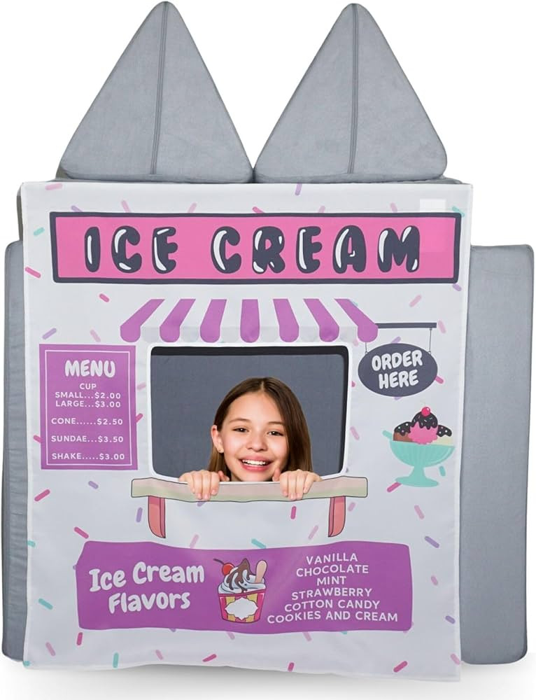 Couch Swag Play Panel for Childrens Foam Sofa Kids Couch (Ice Cream Store) | Amazon (US)
