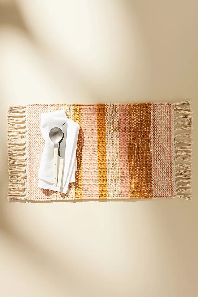 Nectar Striped Placemat | Anthropologie (US)