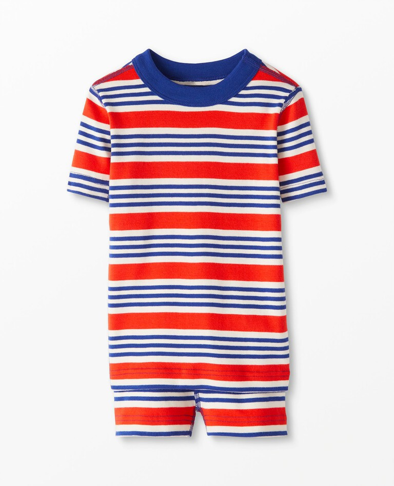 Striped Short John Pajama Set | Hanna Andersson