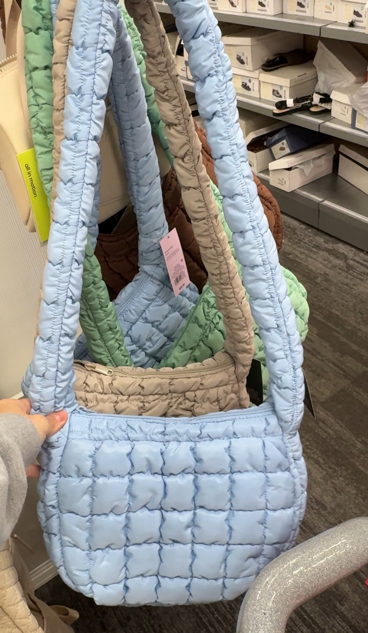 This Wild Fable puffer hobo bag is the definition of an easy everyday staple. Lightweight, made with recycled polyester, and designed with a roomy zip compartment plus an inner pocket to keep essentials organized. The padded handle makes it comfortable to carry all day while still looking effortlessly cute.

#EverydayBag #TargetStyle #WildFable #AffordableFashion #pufferbag 

#LTKFindsUnder50 #LTKBeauty #LTKGiftGuide