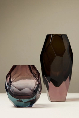 Mira Cut Glass Vase | Anthropologie (US)