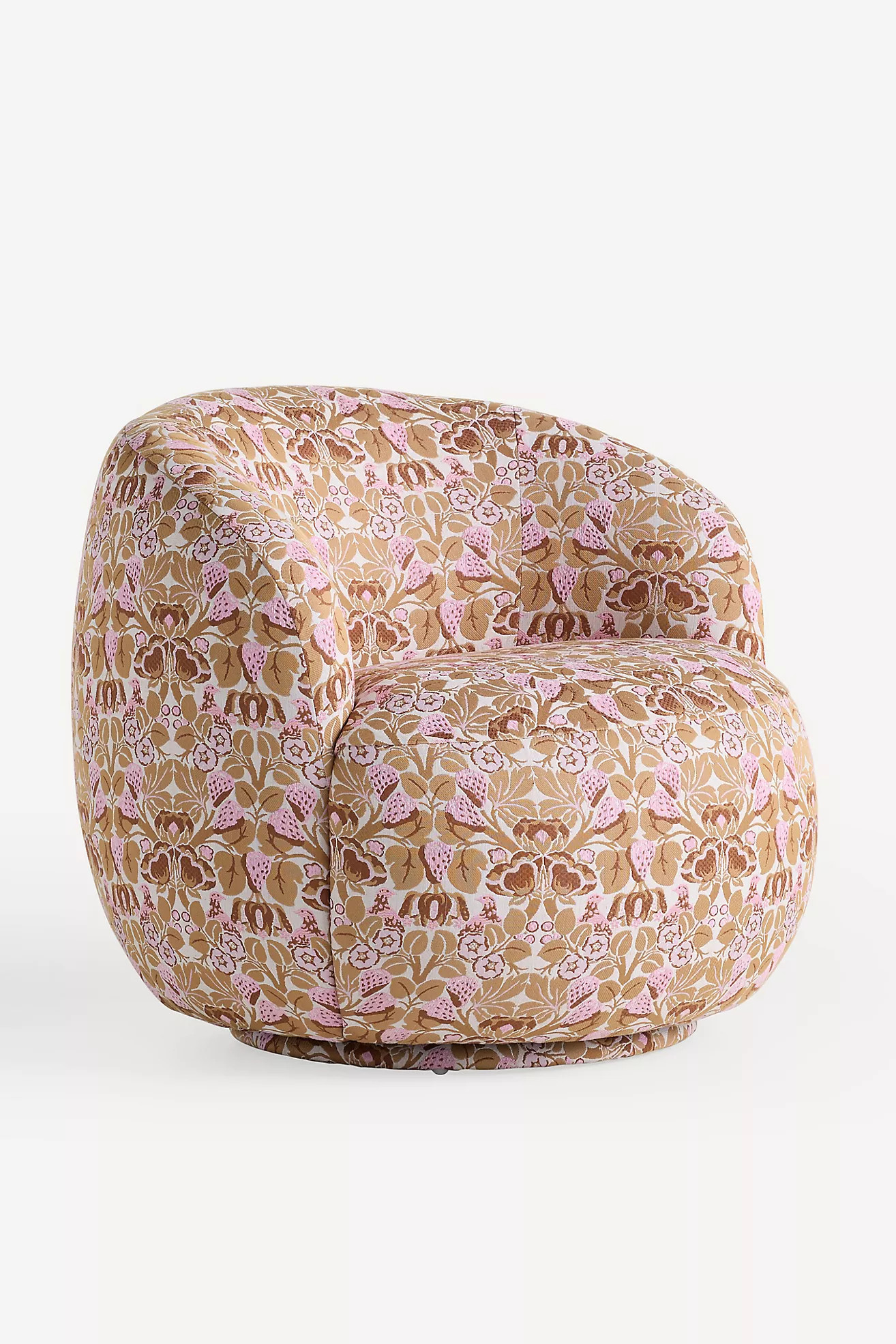 Cosette Cordelia Jacquard Swivel Chair | Anthropologie (US)