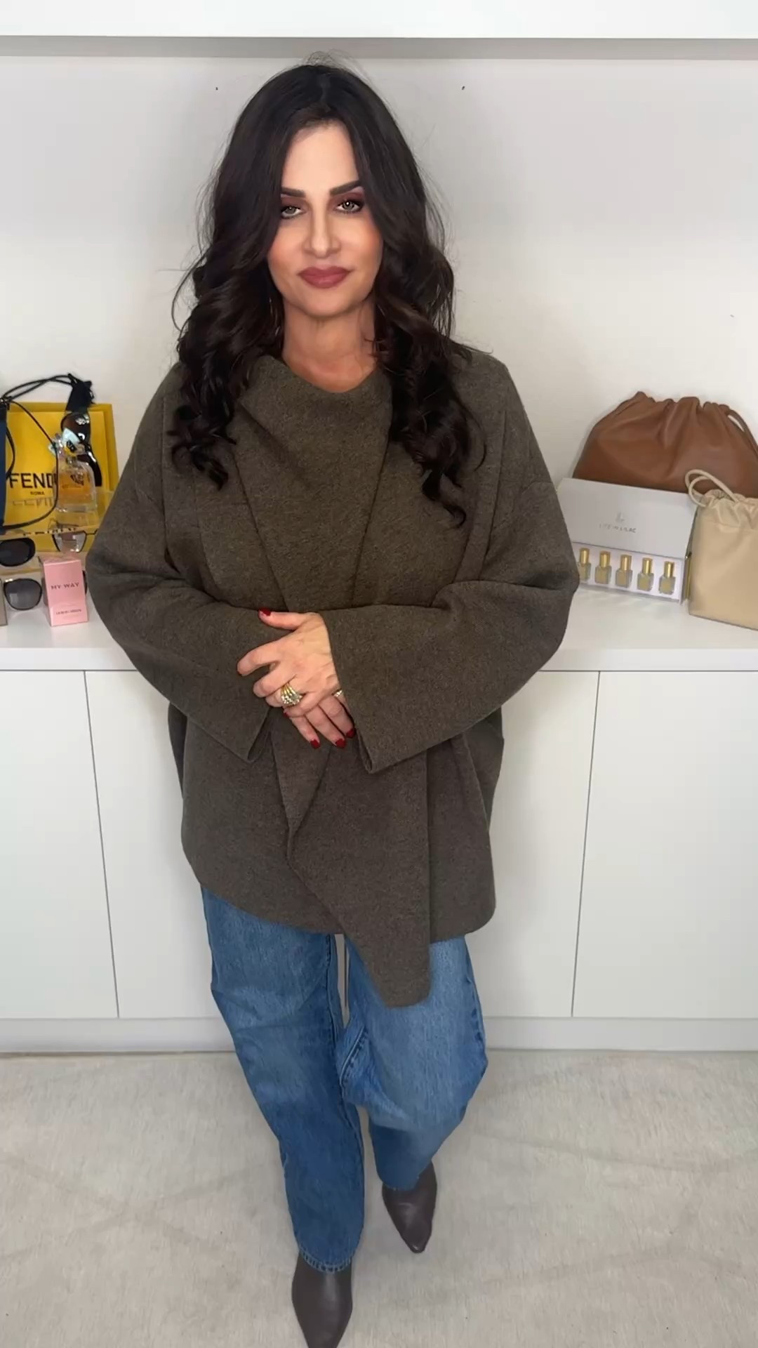 I love this sweater shall jacket . Perfect for the season. Super soft . Wearing a sm/ med 

#LTKFindsUnder100 #LTKSeasonal #LTKOver40