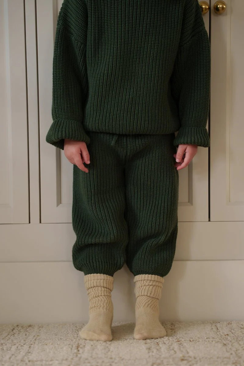 Knit Jogger Set | Atlas Grey