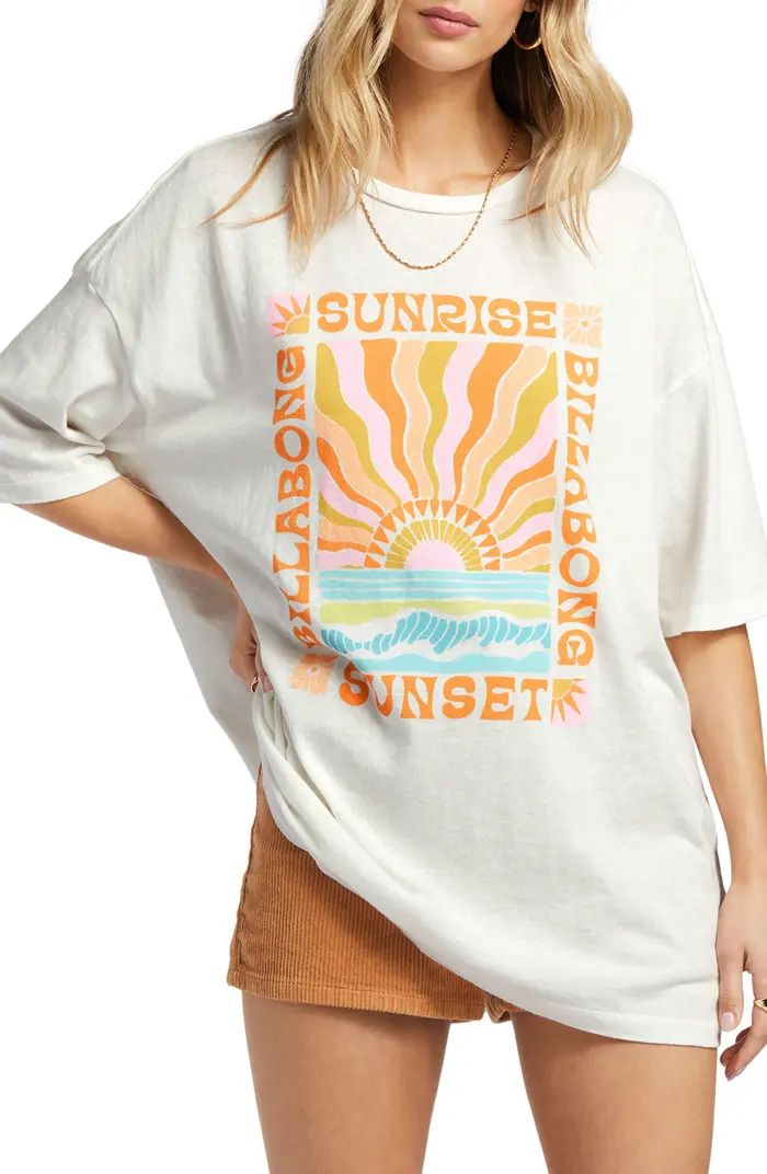 Sunrise to Sunset Oversize Cotton Graphic T-Shirt | Nordstrom