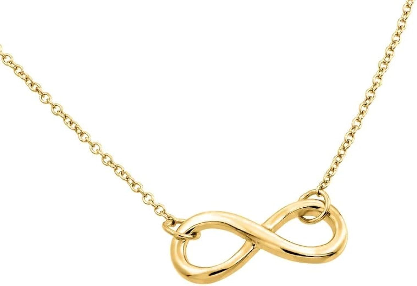 TAKAR Gold Plated Infinity Pendant Necklace for Women, Love Necklace Fine Jewelry, Infinity Penda... | Amazon (US)