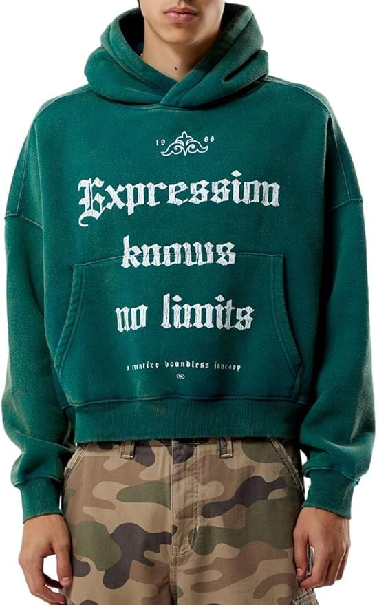 PacSun Men's Expression Cropped Hoodie | Amazon (US)