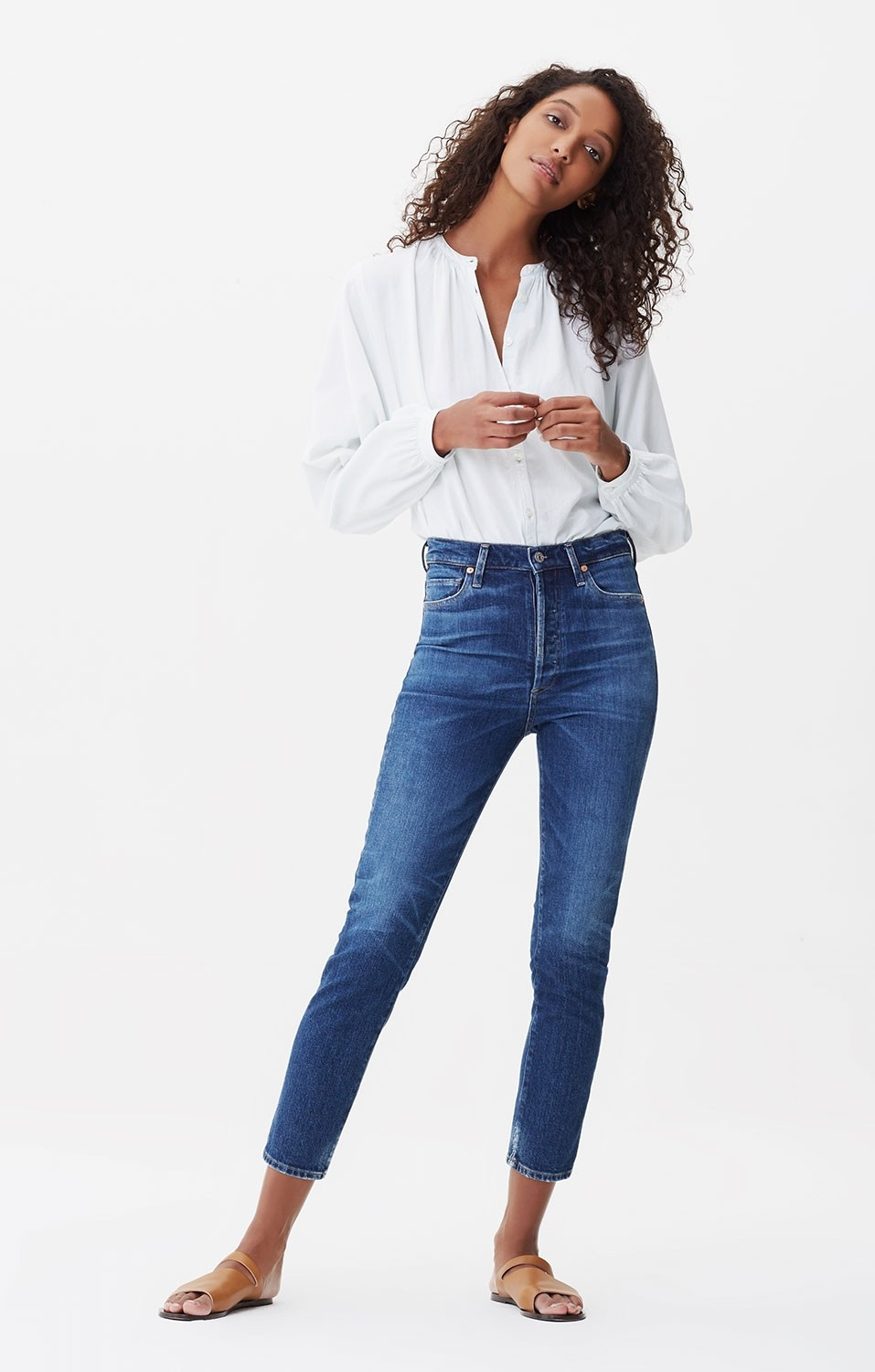 Olivia Crop High Rise Slim in Reset | Citizens of Humanity