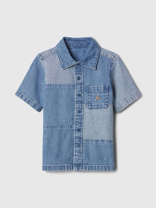 babyGap Patchwork Denim Shirt | Gap (US)