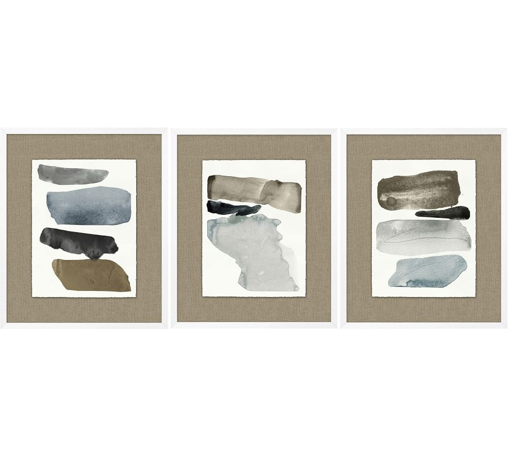 Blue Layers Framed Print | Pottery Barn (US)