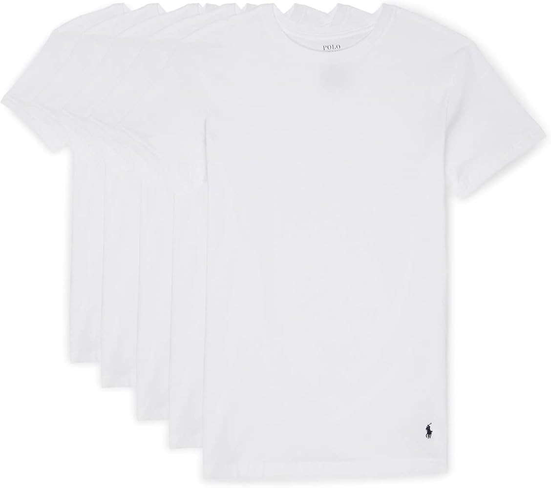 POLO RALPH LAUREN 5 Pack Cotton Classic Crews | Amazon (US)