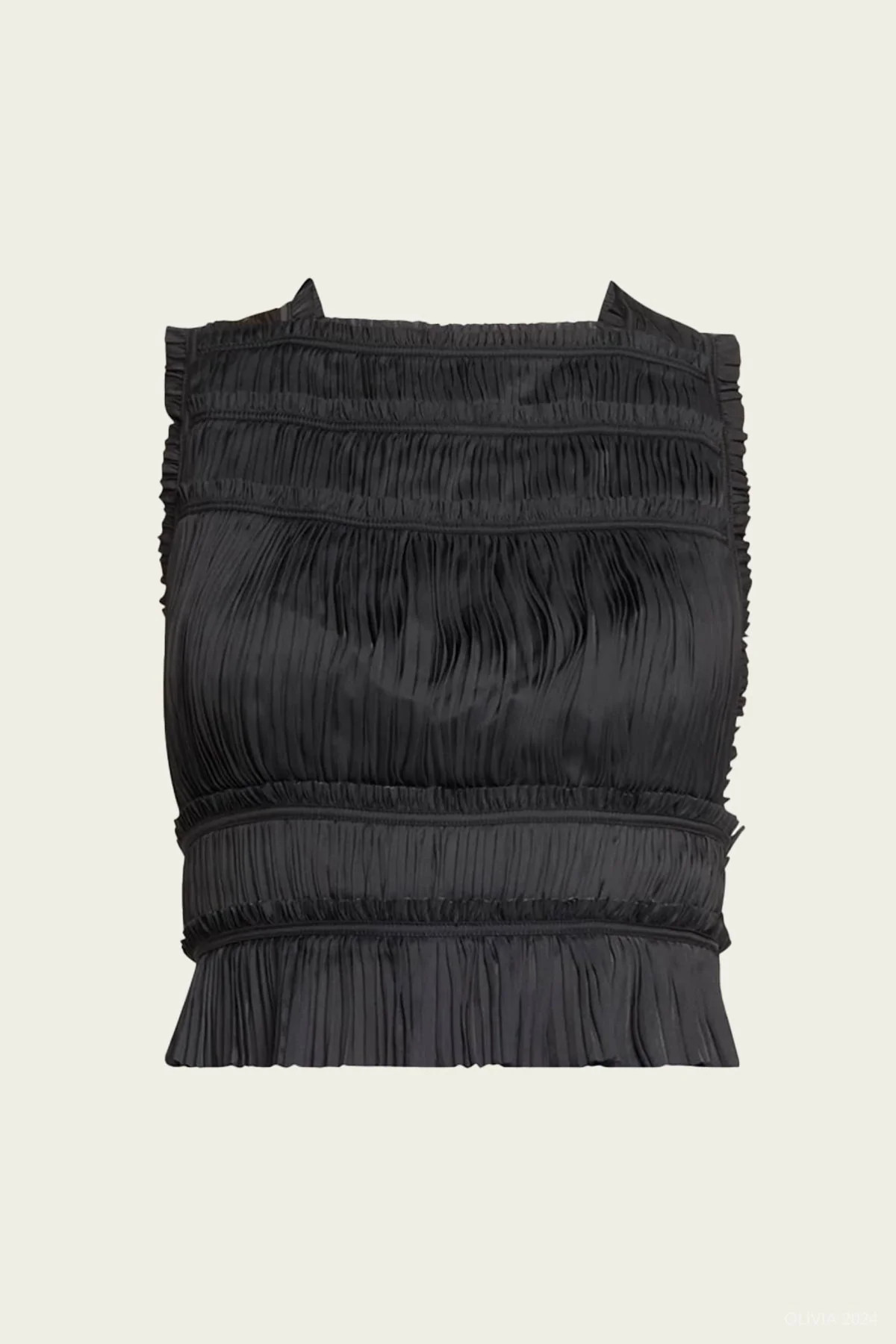 Ziva Top in Noir | Shop Olivia