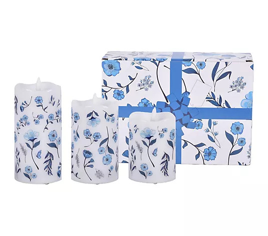 Make Your Selection: Temp-tations Set of (3) 4",5",6" Fiberoptic Candles | QVC