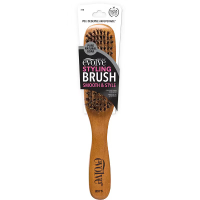 Evolve Products Styling Hair Brush - Wood | Target