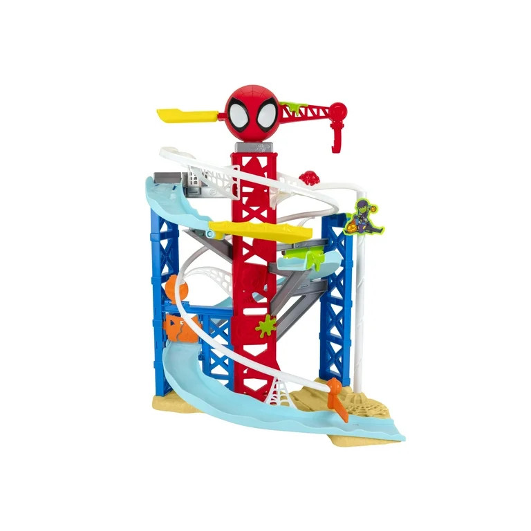 Spidey and His Amazing Friends Construction Zone Chaos Track Set Toddler Toy - Walmart.com | Walmart (US)