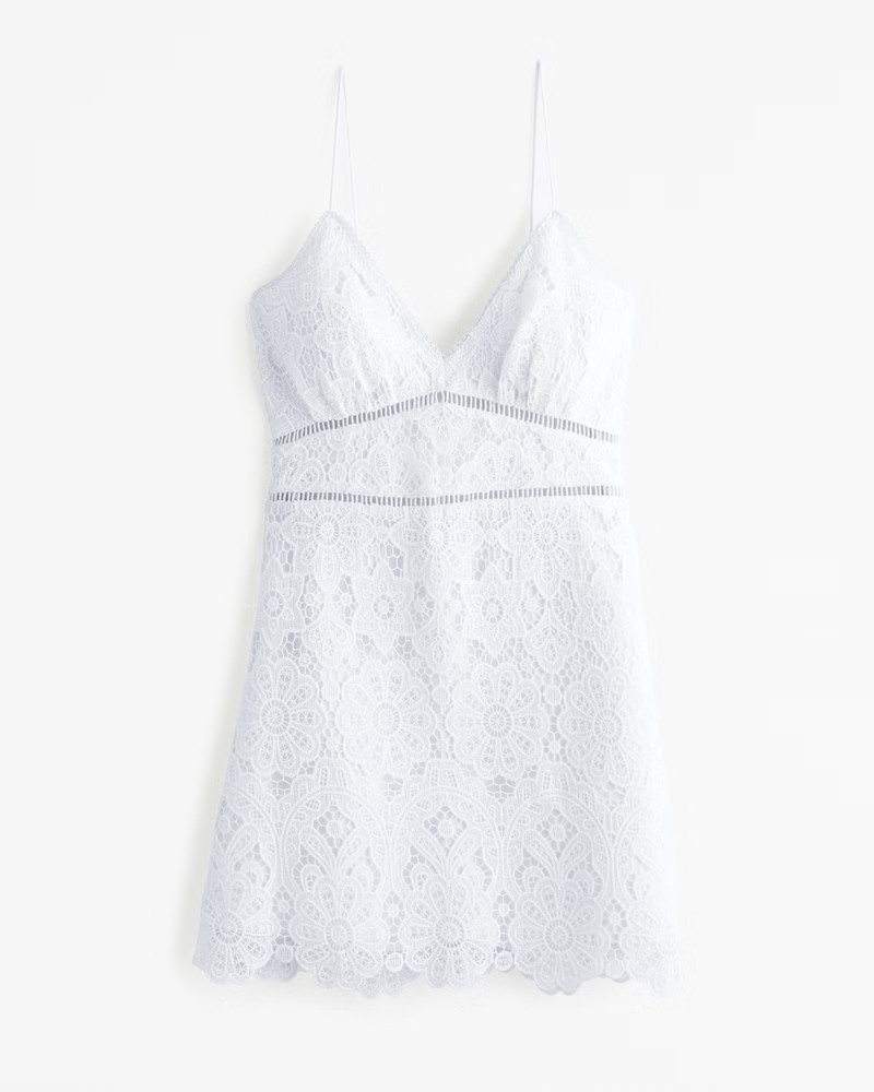 Women's Lace Slim Mini Dress | Women's Clearance | Abercrombie.com | Abercrombie & Fitch (US)