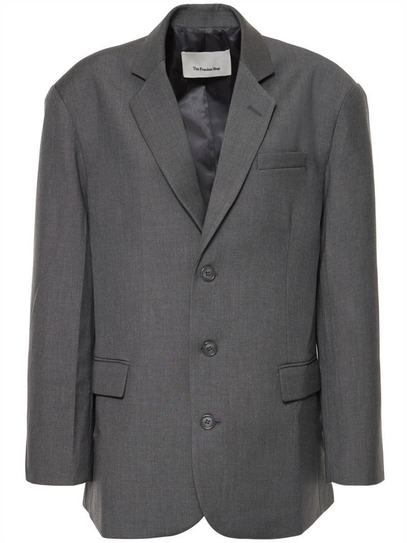 Gelso oversized lyocell blend blazer - The Frankie Shop - Women | Luisaviaroma | Luisaviaroma