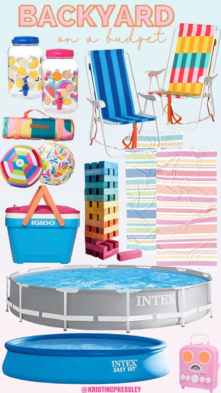 Summer must haves that are all unbelievably affordable or on sale or both. Backyard games. Outdoors. Beach chair. Above ground pool. Cooler. Summer must haves. Spring must haves. Beach ball. Beach accessories. Pool accessories. Outdoor dining. Summer party.

#LTKhome #LTKsalealert #LTKSeasonal
