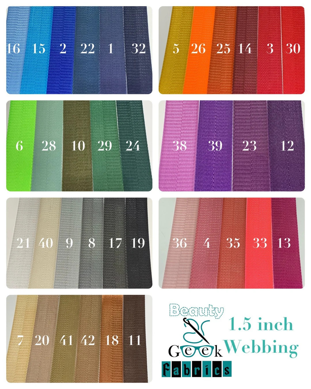 1 1/2 Inch Herringbone Webbing  1.5 Webbing  Seatbelt - Etsy | Etsy (US)