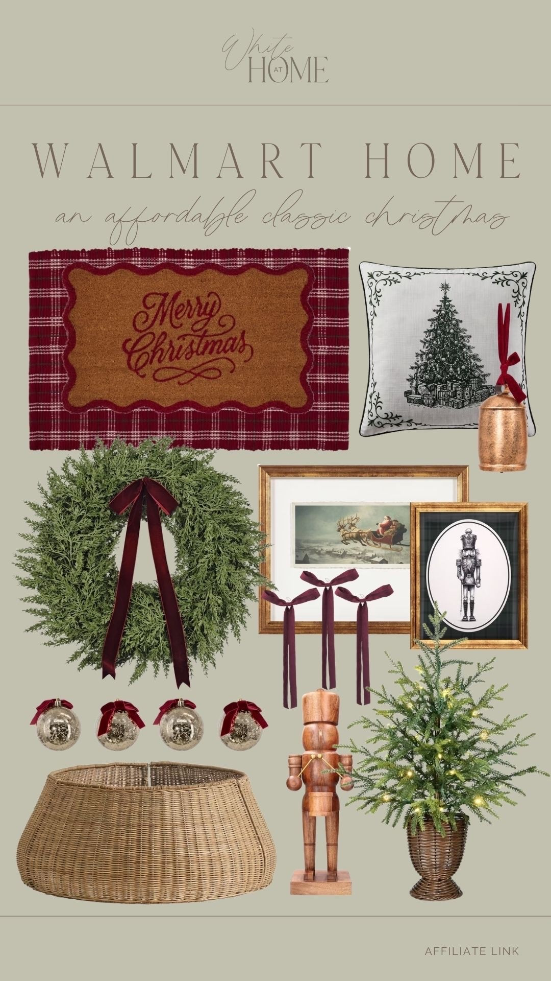 A cozy affordable classic Christmas! All of these finds are nostalgic of a traditional red and green Christmas. Affordable and beautiful—and these will go fast!
