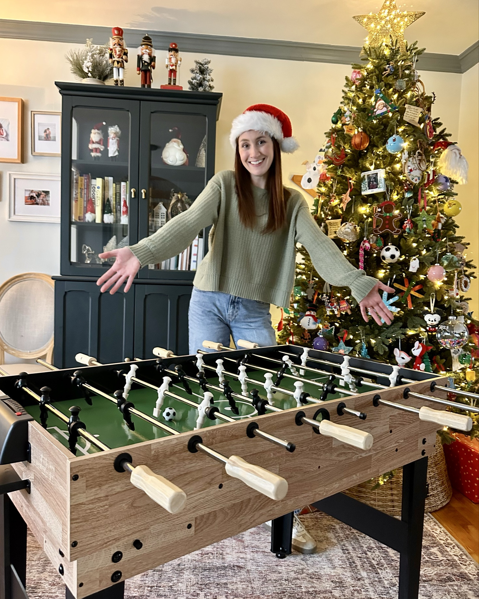 The 13-in-1 Combo Game Table Set from @bcproducts is the big gift under the tree this year, but what I’m really hoping to give them is time together. The playroom laughter, the tiny victories and all the moments that make their childhood feel like magic. I can’t wait to see what game they choose first, my guess would be pool. 🎱🎄