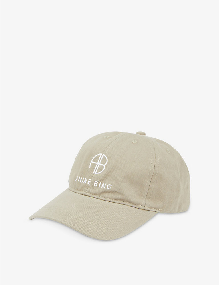 ANINE BING Jeremy branded cotton baseball cap | Selfridges