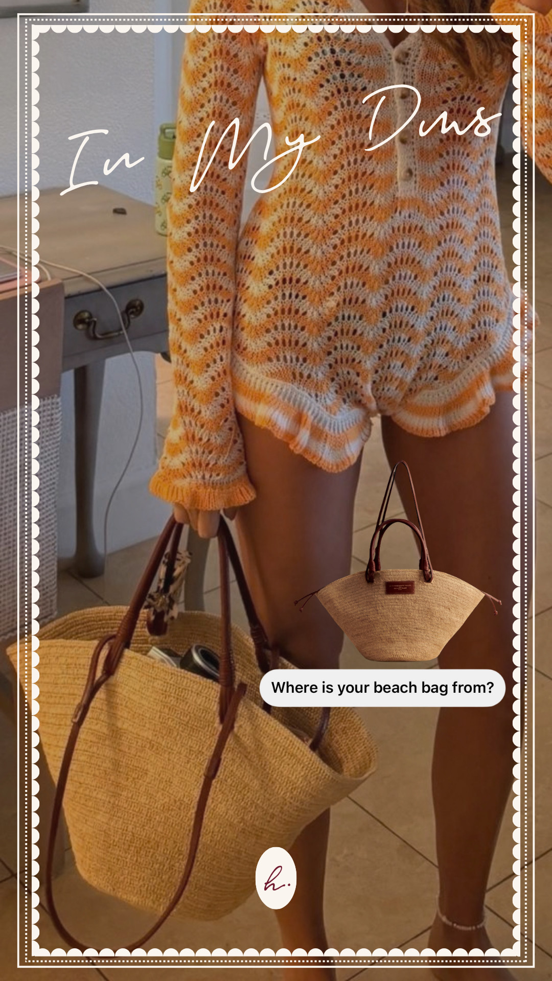In My DMs! Sharing my favorite beach bag. So spacious and cute!! 

 #LTKmomlife #LTKSeasonal #LTKTravel