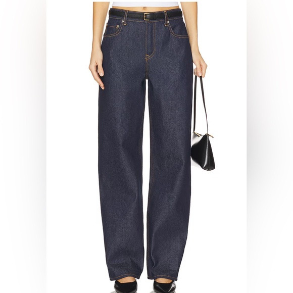 GILFRND / REVOLVE - Bella Low Rise Boyfriend in Tuff Crispy.  Color Dark Blue | Poshmark