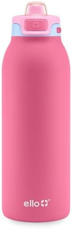 Ello Pop & Fill Stainless Steel Water Bottle with Quick Fill Technology, Double Walled Vacuum Ins... | Amazon (US)