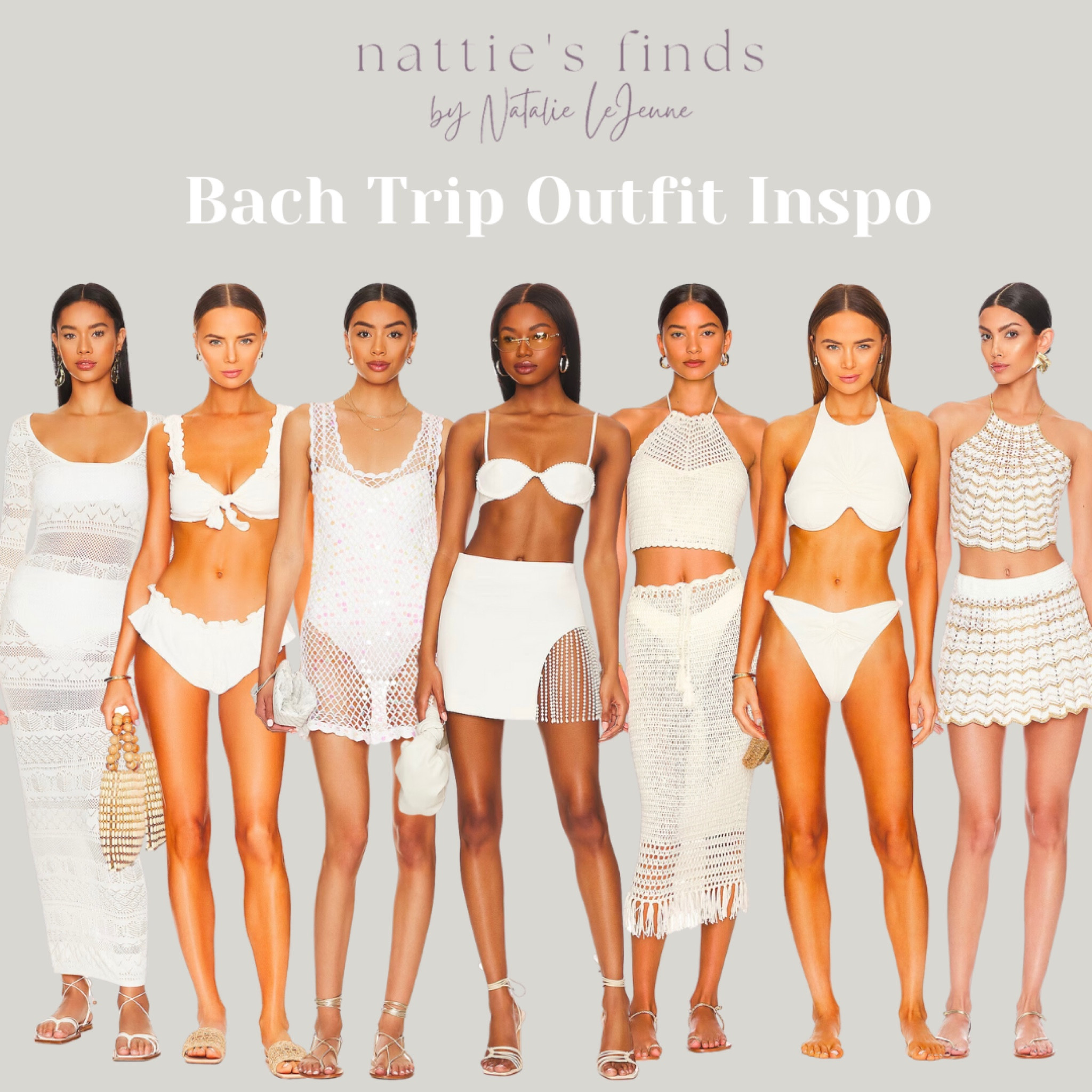 Bachelorette trip outfit inspo from Revolve 🌴🌺🍹🤍

#bride #bridallooks #bachtrip #wedding #swimsuit #tropical #bridal #resortwear #bachelorette 



#LTKswim #LTKstyletip #LTKwedding