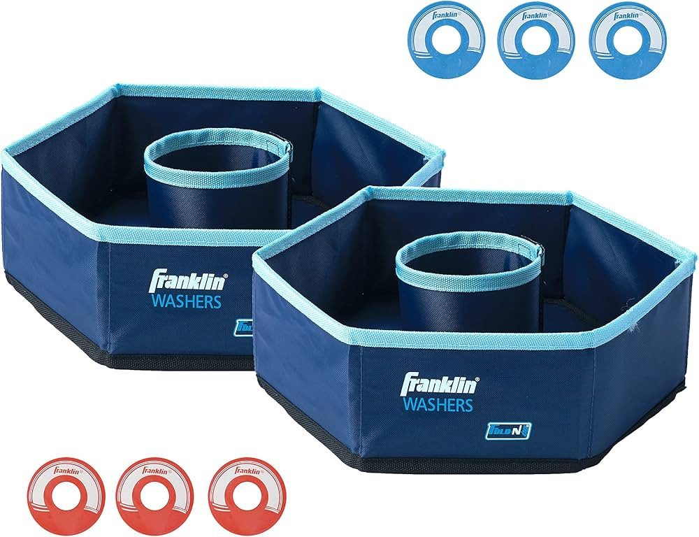 Franklin Sports Washer Set - (2) 12" x 12" Folding Targets - Portable Fun - Perfect for Beach, Ta... | Amazon (US)